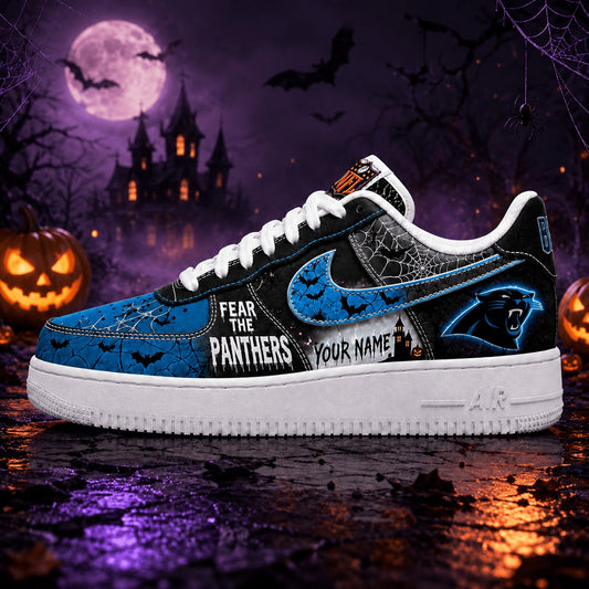 Premium NFL CP Fear The Team Halloween AF1 Sneakers V1