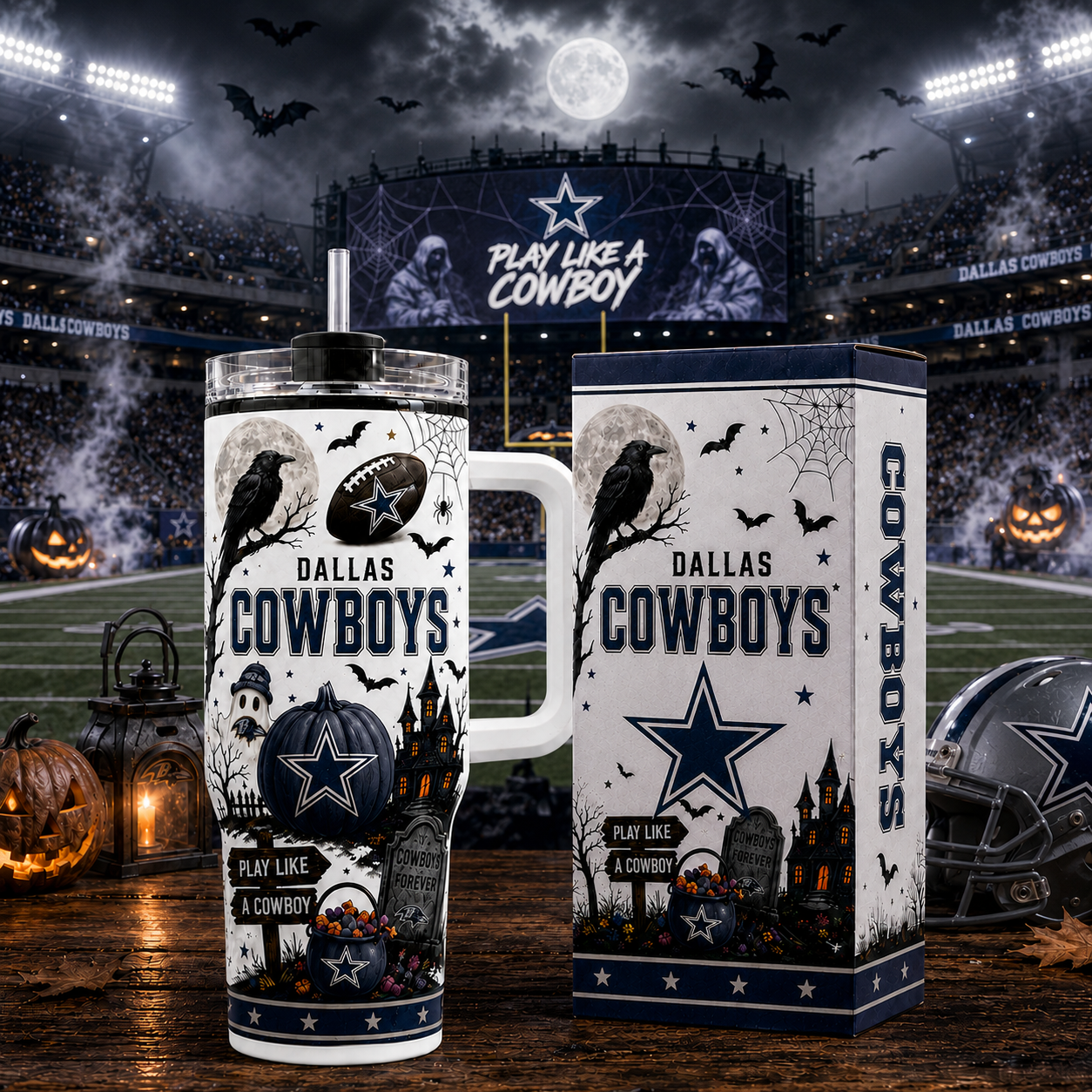 Premium NFL DC Halloween Spirit Insulated Tumbler