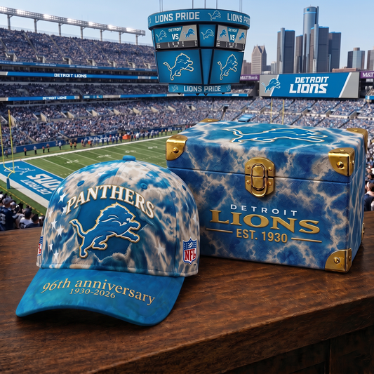 Premium NFL DET Anniversary Pride Cap