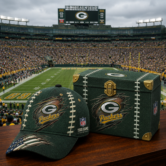 Premium NFL GBP Football Stitch Vintage Cap
