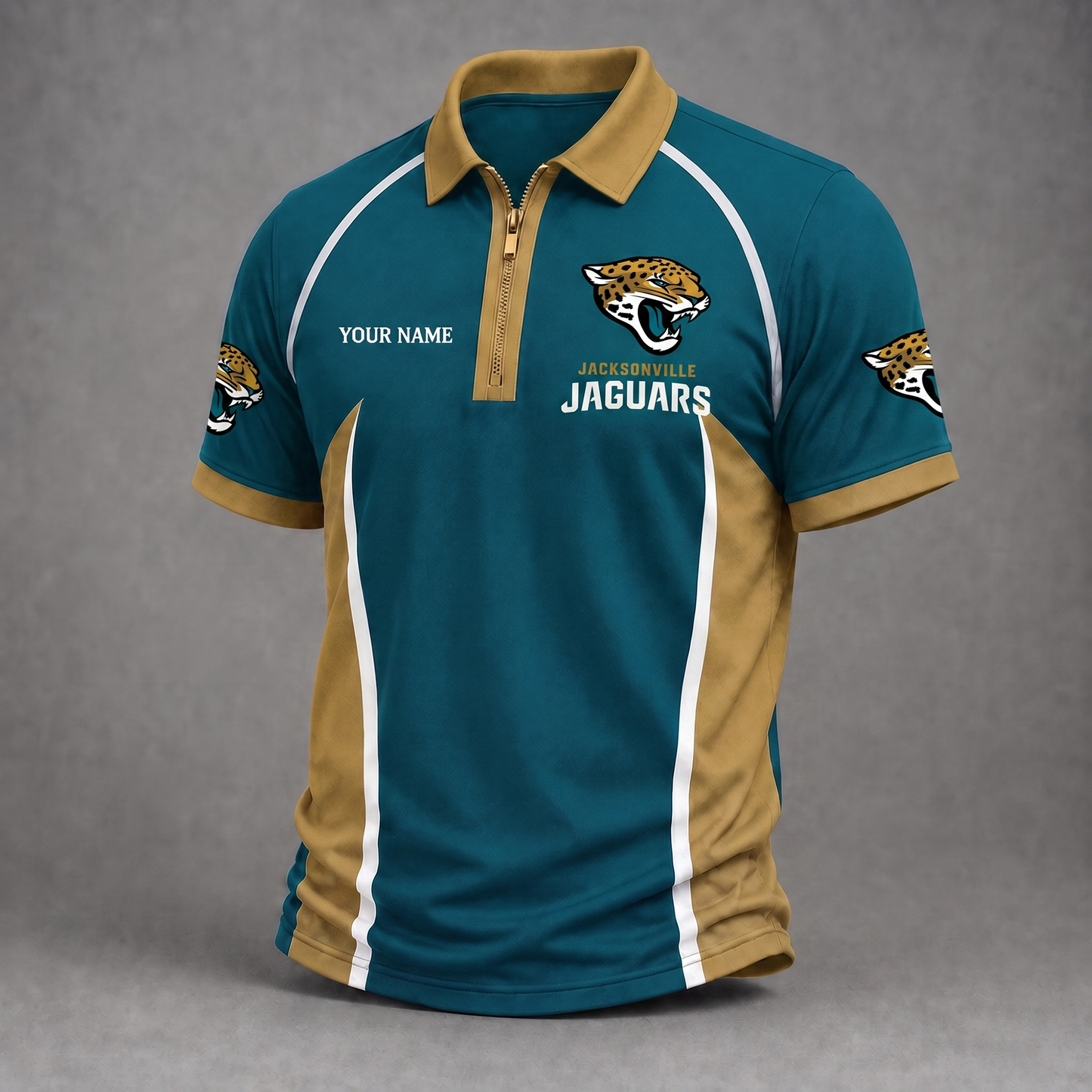 Premium NFL JAC Performance Zipper Polo Shirt
