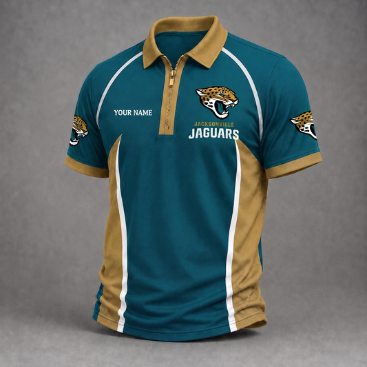 Premium NFL JAC Performance Zipper Polo Shirt