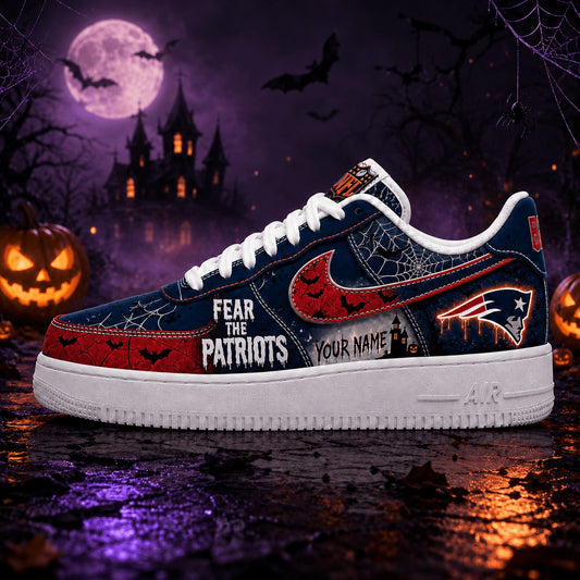 Premium NFL NEP Fear The Team Halloween AF1 Sneakers V1