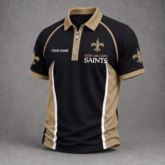 Premium NFL NO Performance Zipper Polo Shirt