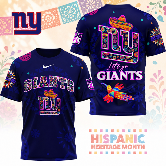 Premium NFL NYG Hispanic Heritage Fiesta T-shirt