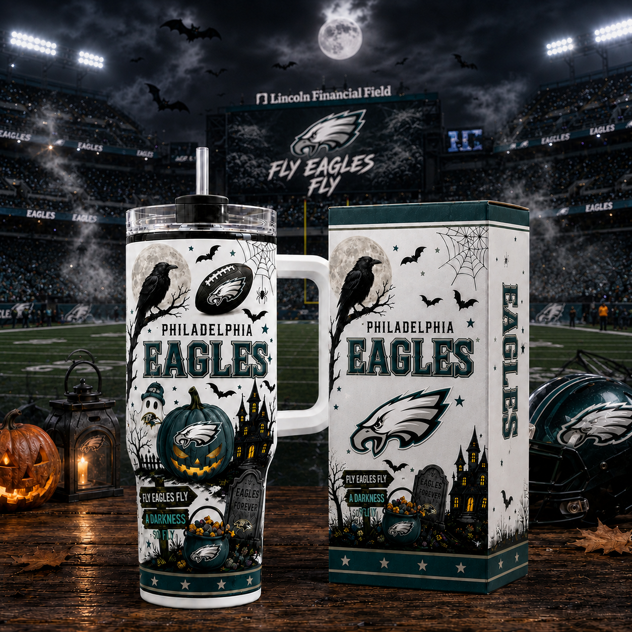 Premium NFL PE Halloween Spirit Insulated Tumbler