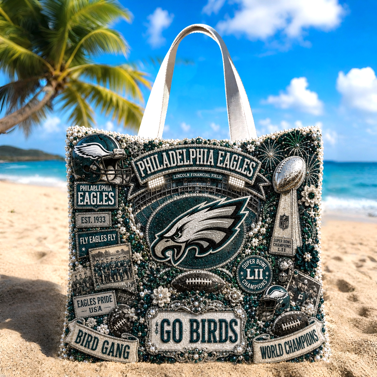 Premium NFL PE Summer Vibes Tote Bag