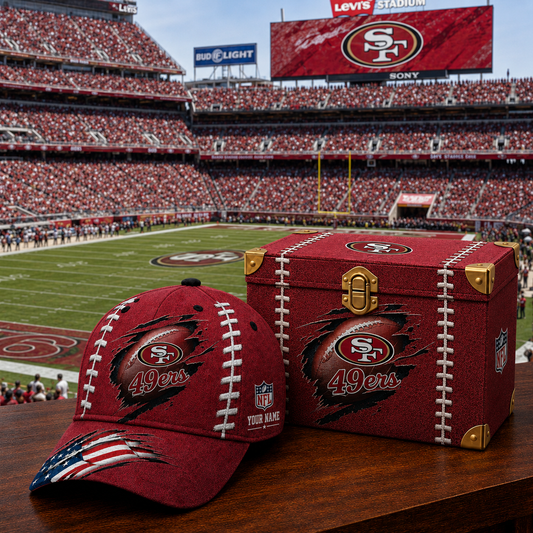 Premium NFL SF49 Football Stitch Vintage Cap