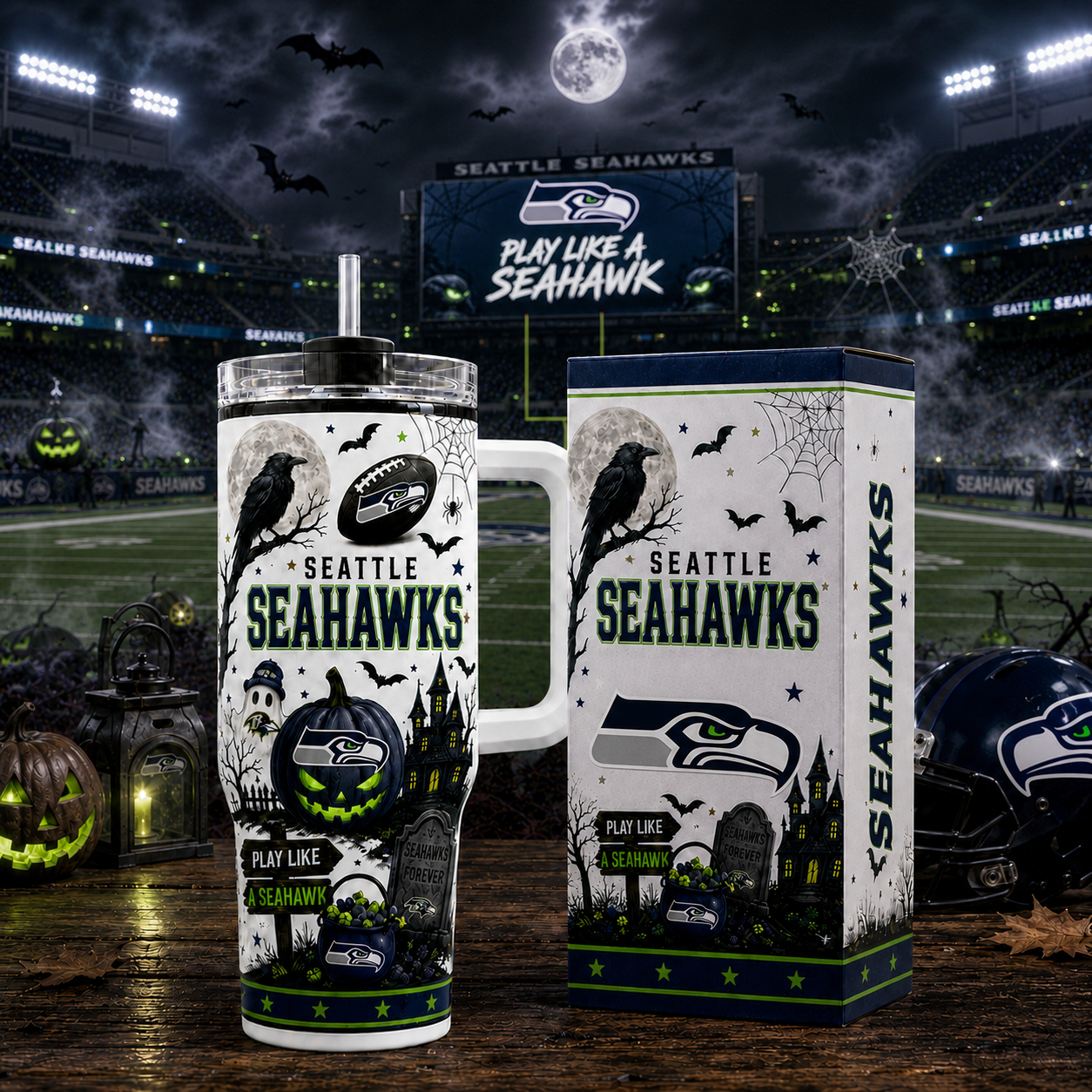 Premium NFL SS Halloween Spirit Insulated Tumbler
