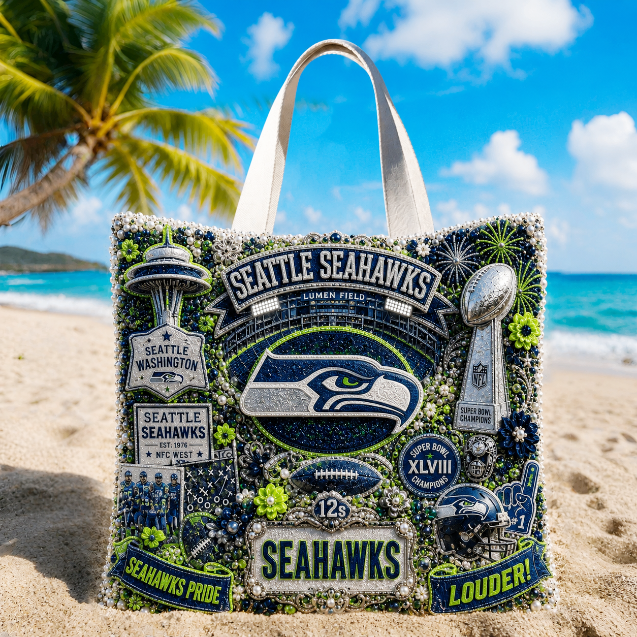 Premium NFL SS Summer Vibes Tote Bag