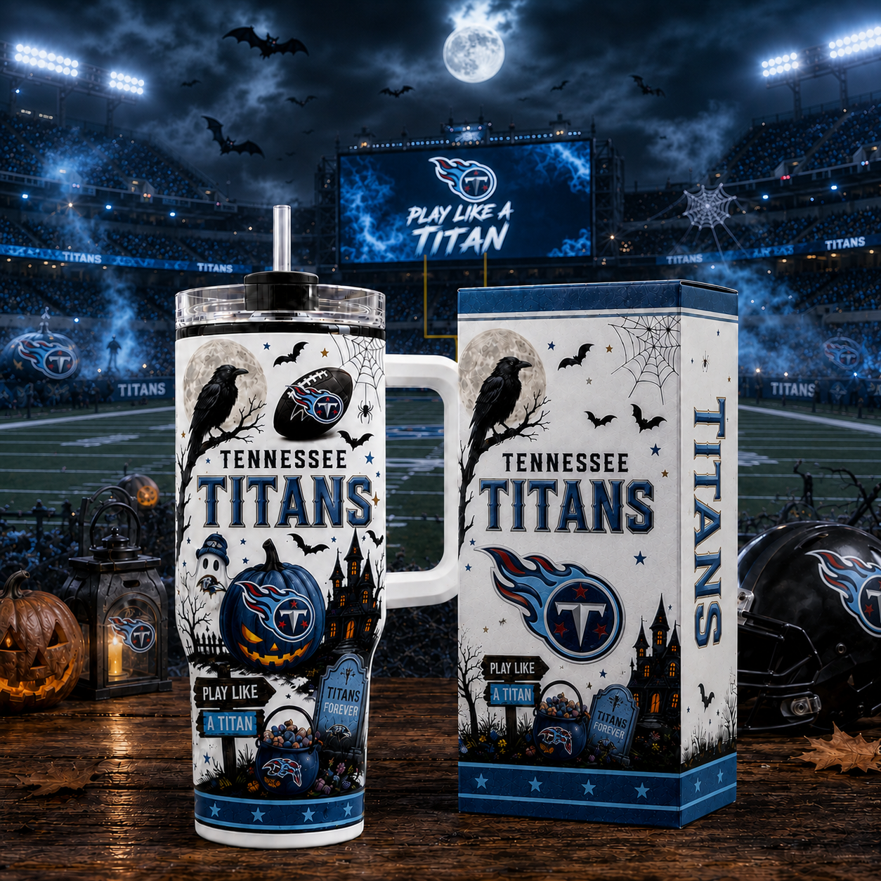 Premium NFL TT Halloween Spirit Insulated Tumbler