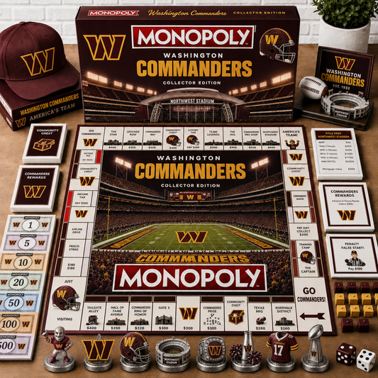 Premium NFL WAS Monopoly Collector’s Edition Board Game