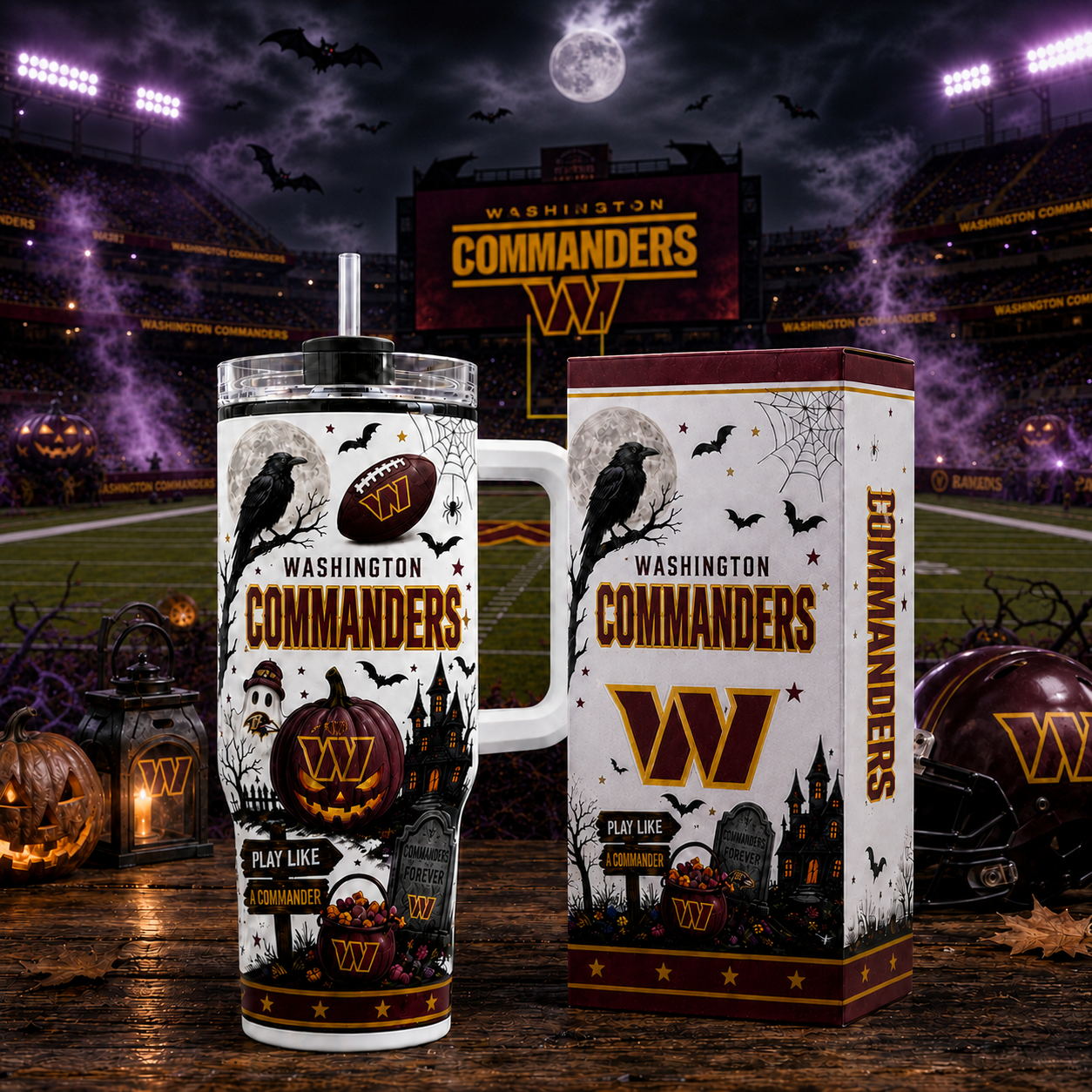 Premium NFL WC Halloween Spirit Insulated Tumbler