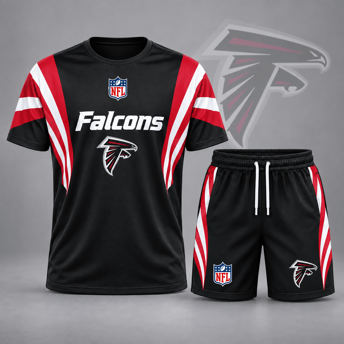 Premium NFL x ATL Elite Performance T-Shirt & Shorts Set