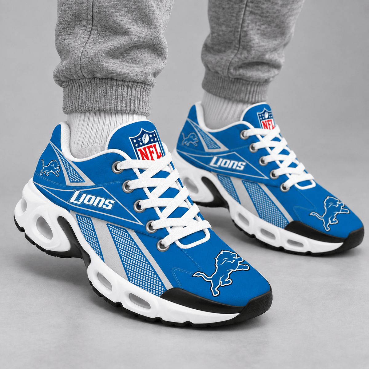 Premium NFL x DET Air Max Shoes