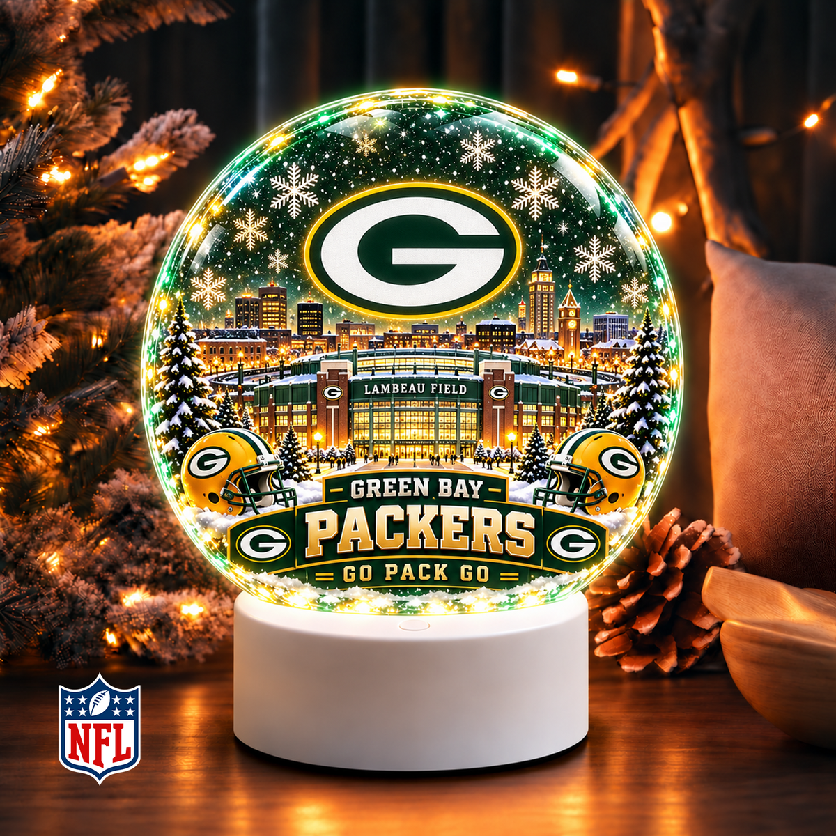 Premium NFL x GB Snow Globe