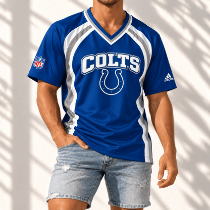 Premium NFL x IND Gridiron Contour Fan Merch V-Neck