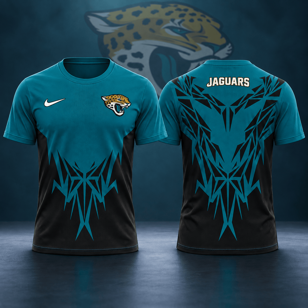 Premium NFL x JAX Football Club Tribal Graphic T-Shirt Fan Sports Apparel