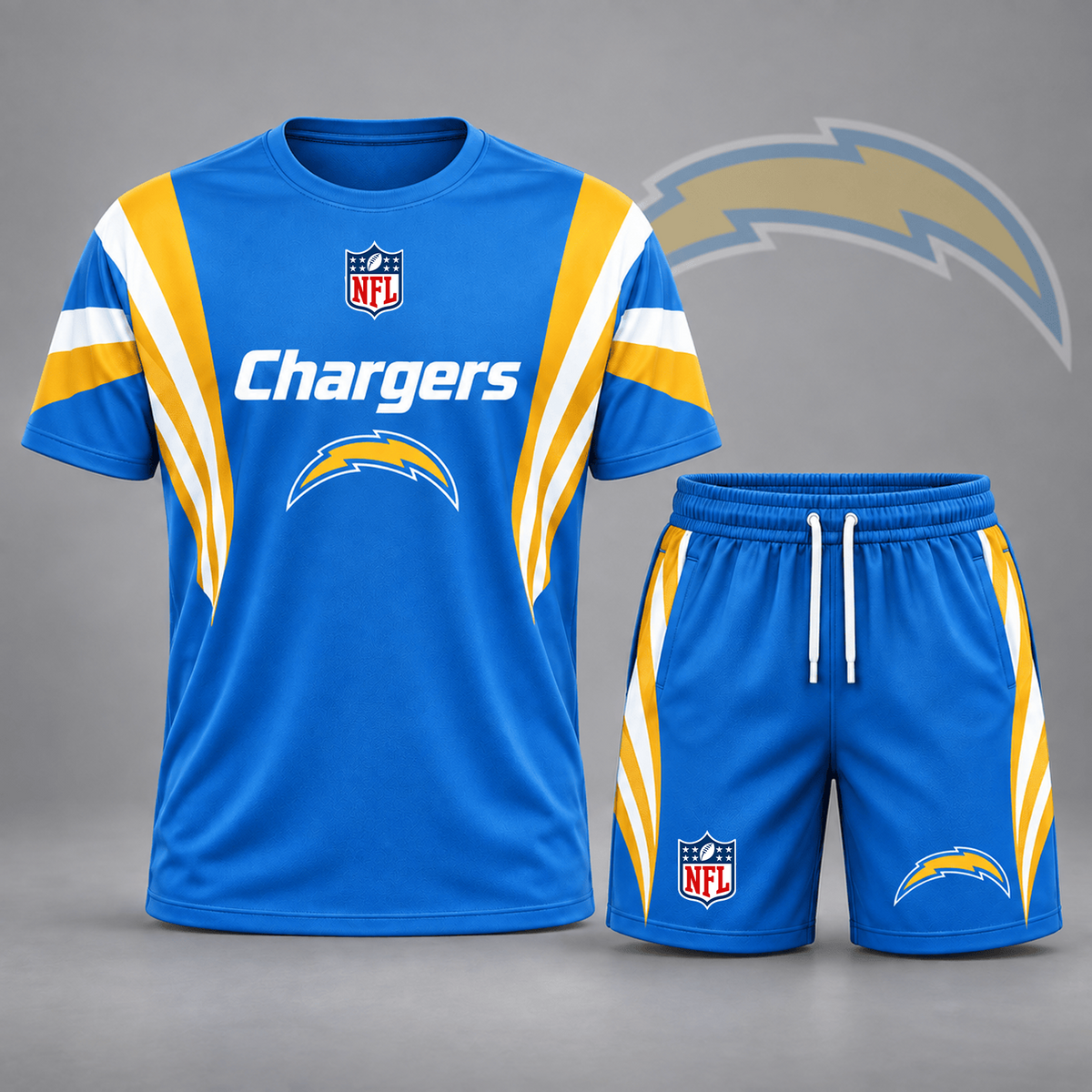 Premium NFL x LAC Elite Performance T-Shirt & Shorts Set