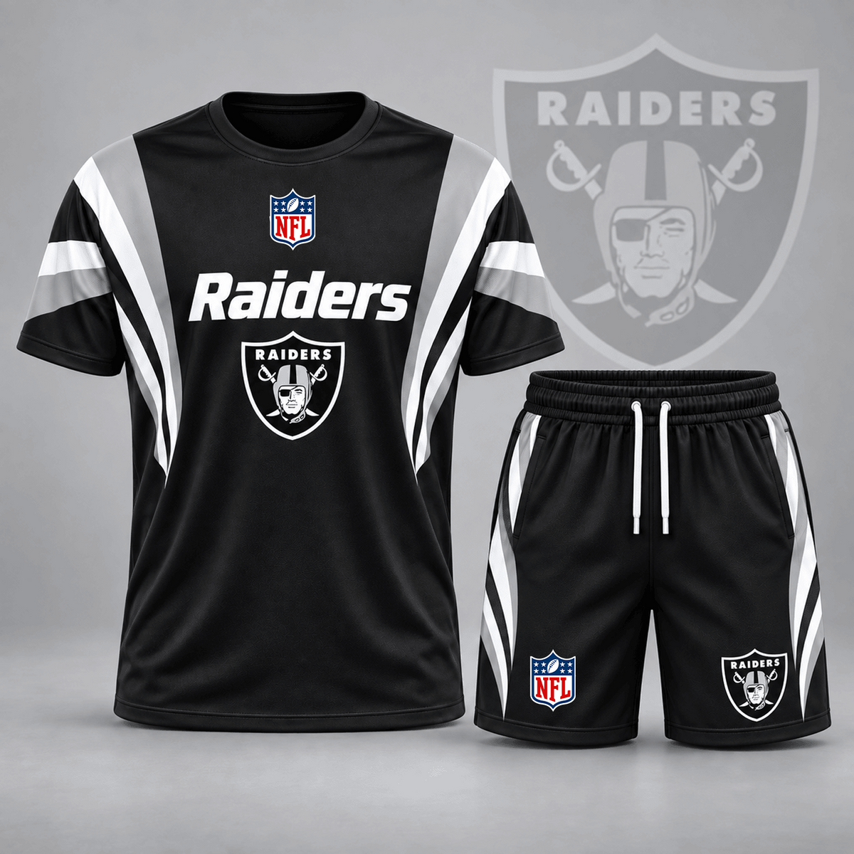 Premium NFL x LVR Elite Performance T-Shirt & Shorts Set