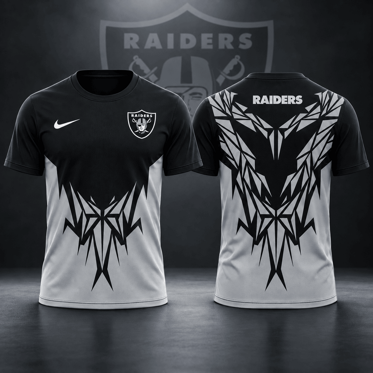 Premium NFL x LVR Football Club Tribal Graphic T-Shirt Fan Sports Apparel