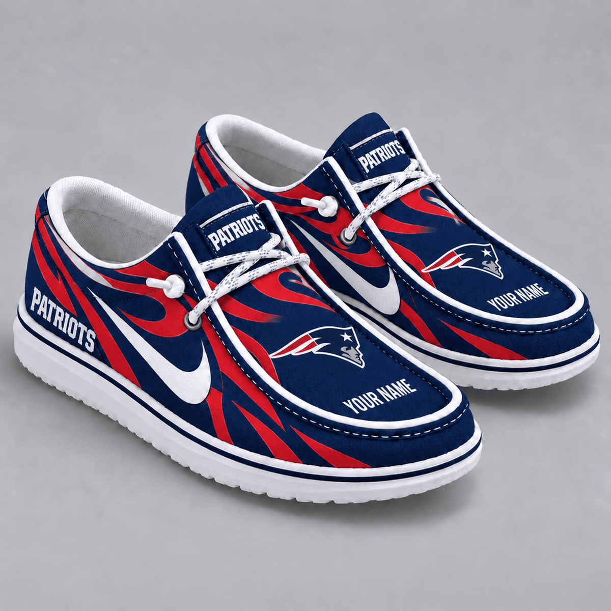 Premium NFL x NEP Flame Pattern Loafer Shoes