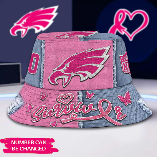 Premium NFL x PHI Cancer Survivor Bucket Hat