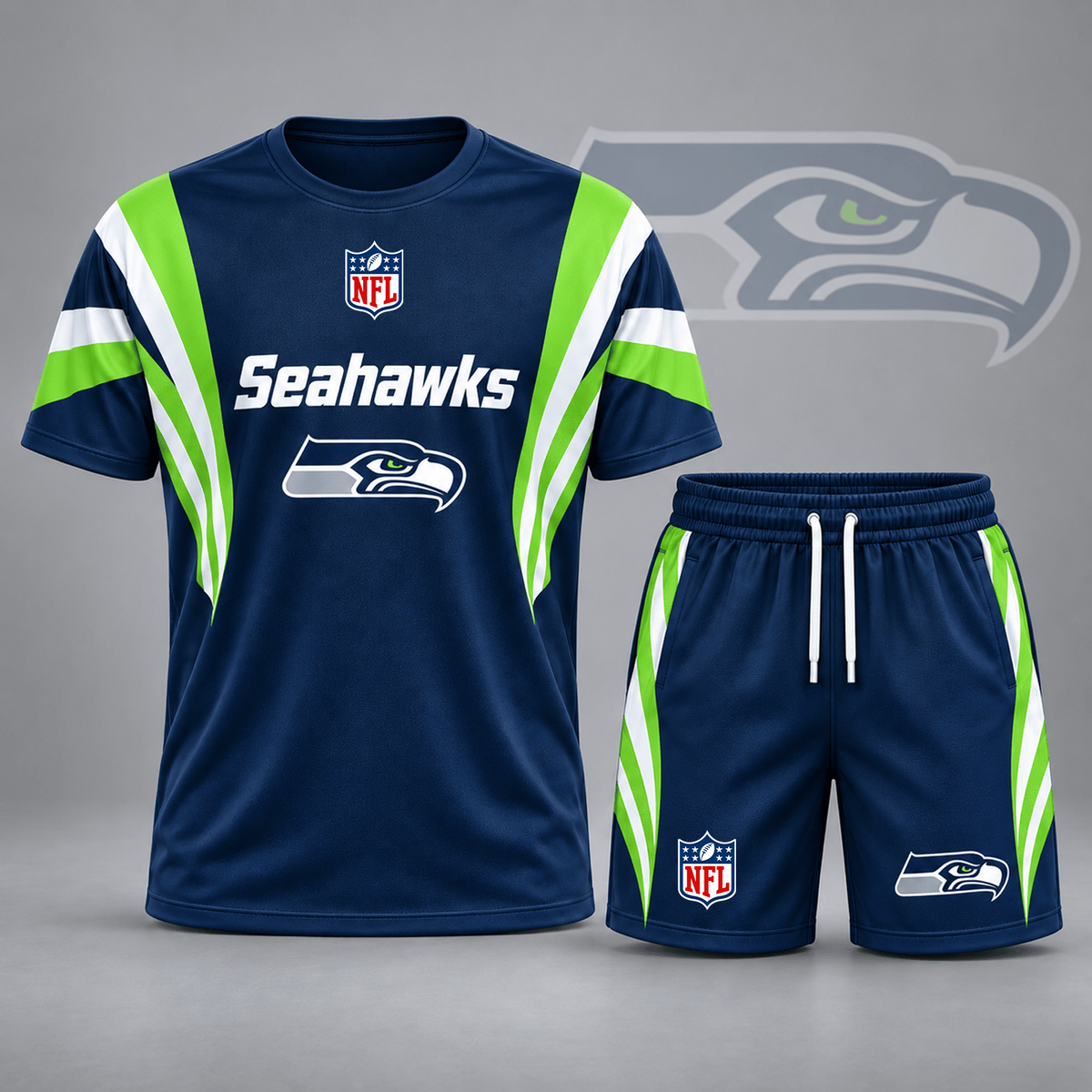 Premium NFL x SEA Elite Performance T-Shirt & Shorts Set