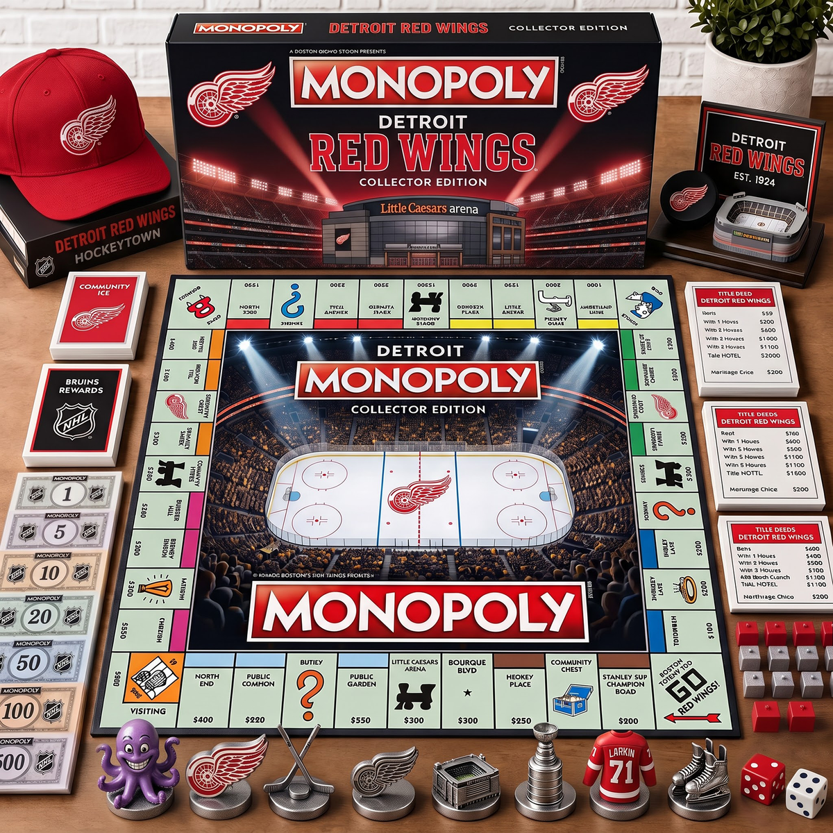 Premium NHL DRW Monopoly Collector’s Edition Board Game