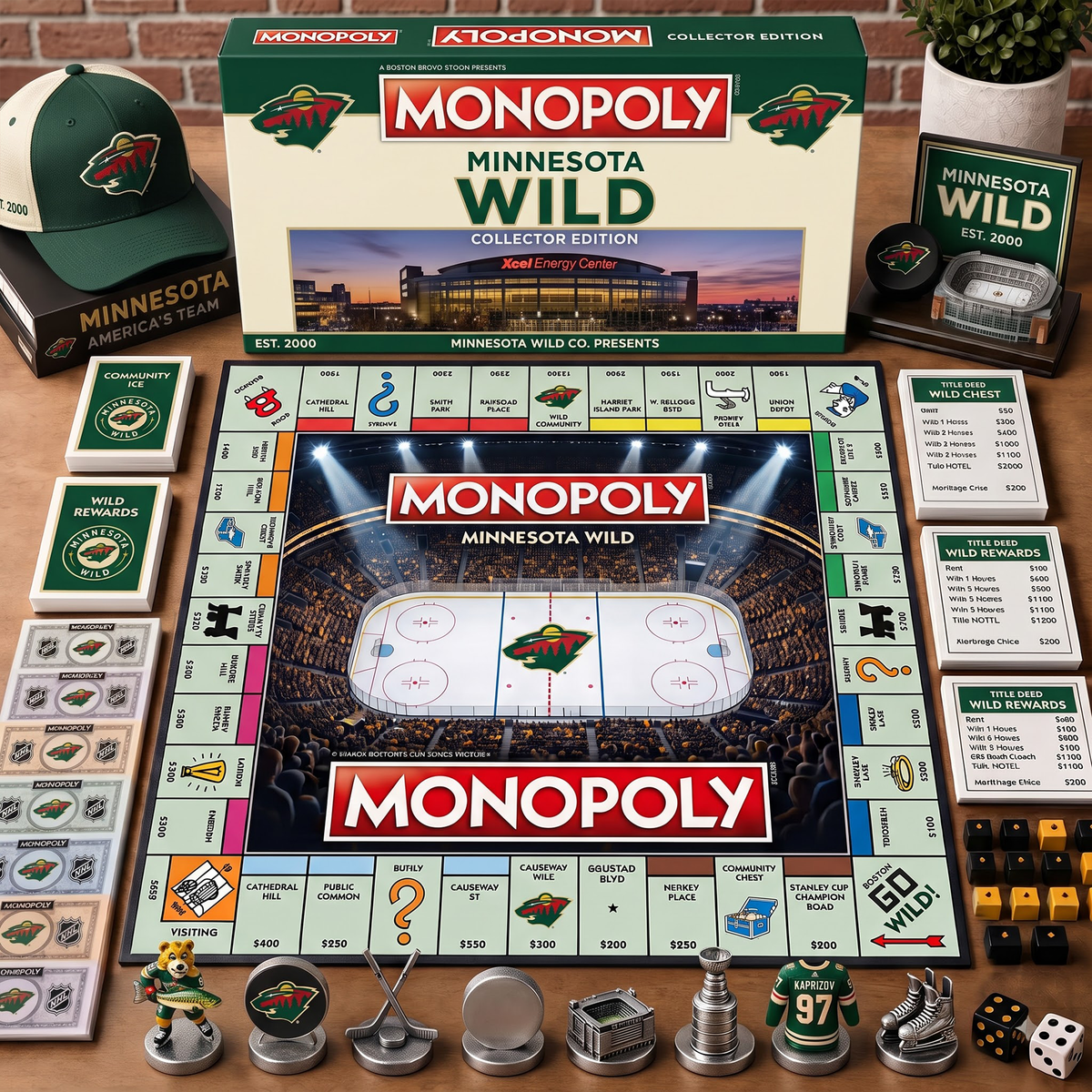 Premium NHL MW Monopoly Collector’s Edition Board Game