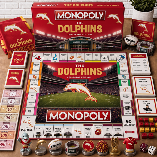 Premium NRL DP Monopoly Collector’s Edition Board Game
