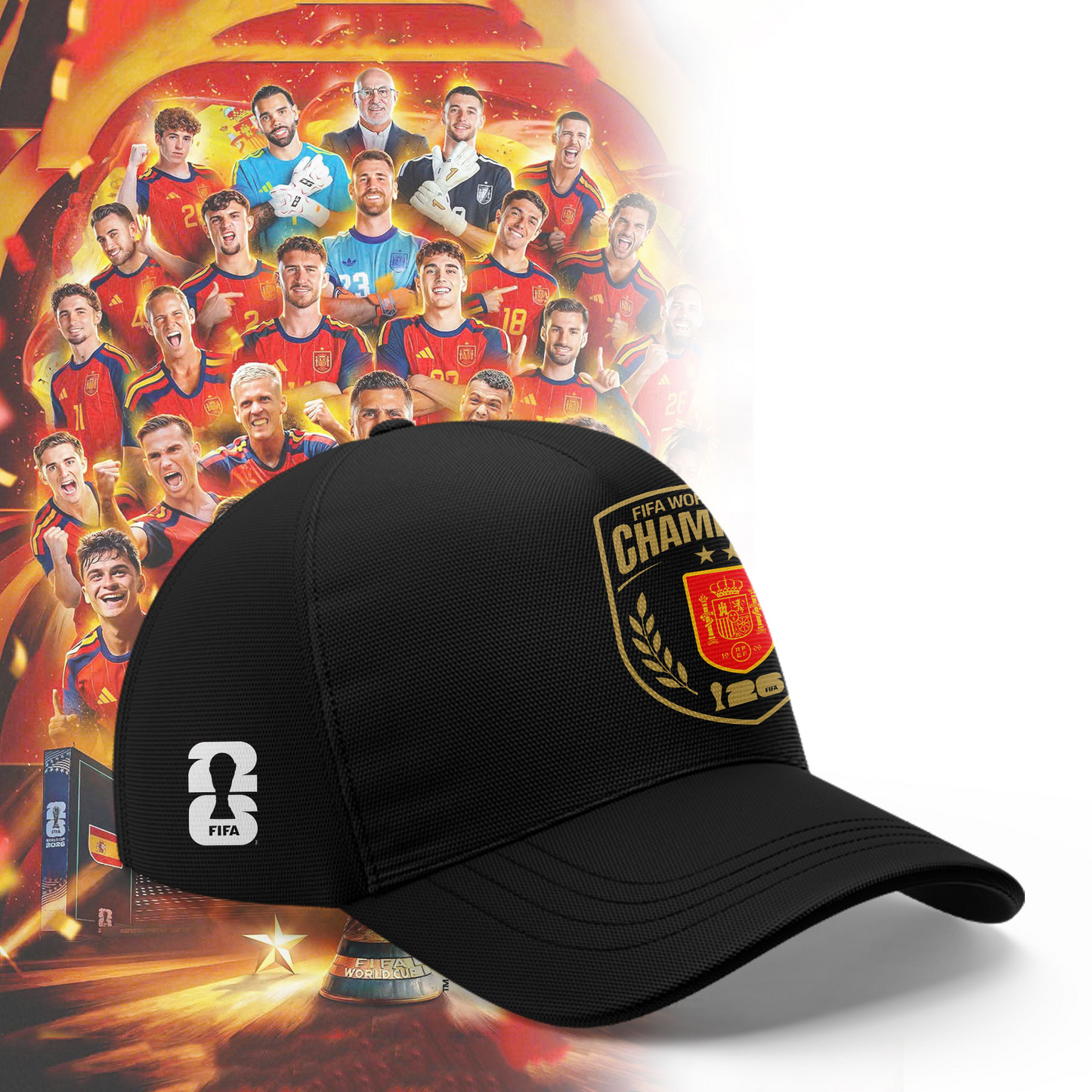 Premium Spain World Cup Champions 2026 Cap V10