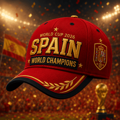 Premium Spain World Cup Champions 2026 Cap V2