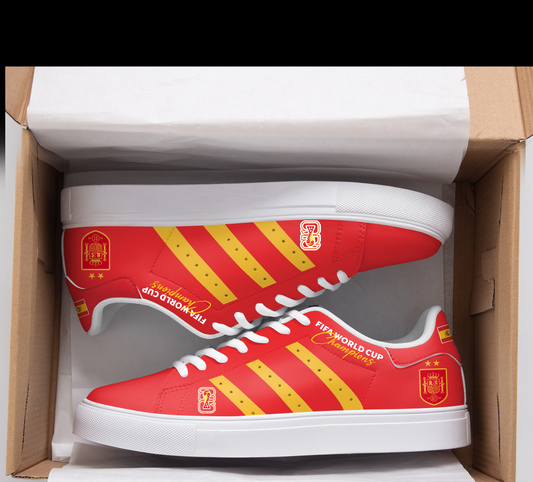 Premium Spain World Cup Champions 2026 Smith Sneakers V1