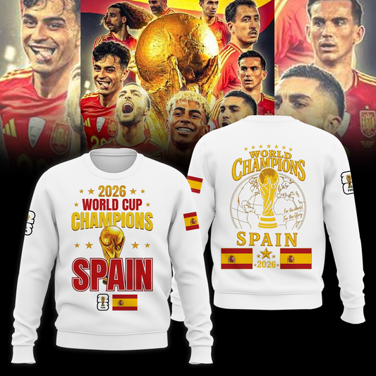Premium Spain World Cup Champions 2026 Sweater V1