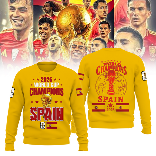 Premium Spain World Cup Champions 2026 Sweater V2