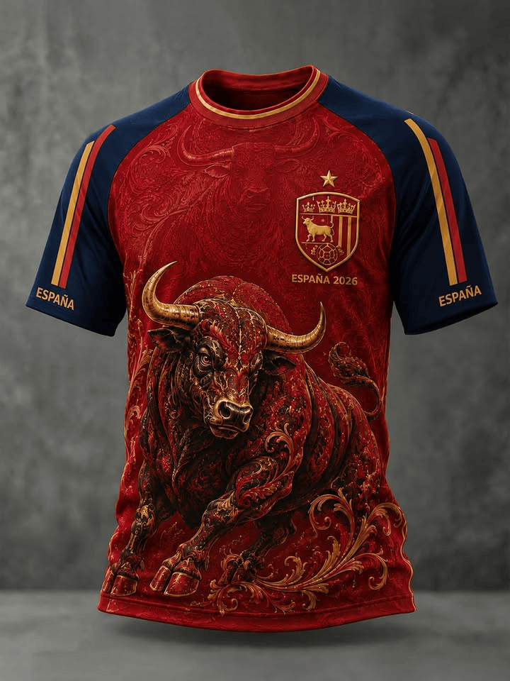 Premium Spain World Cup Champions 2026 T-shirt V22