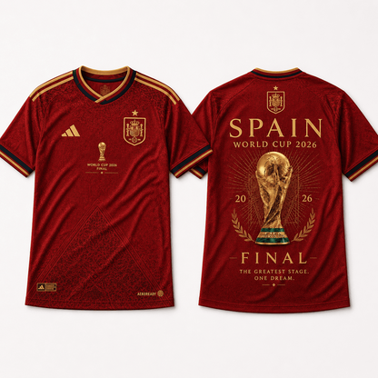 Premium Spain World Cup Champions 2026 T-shirt V36
