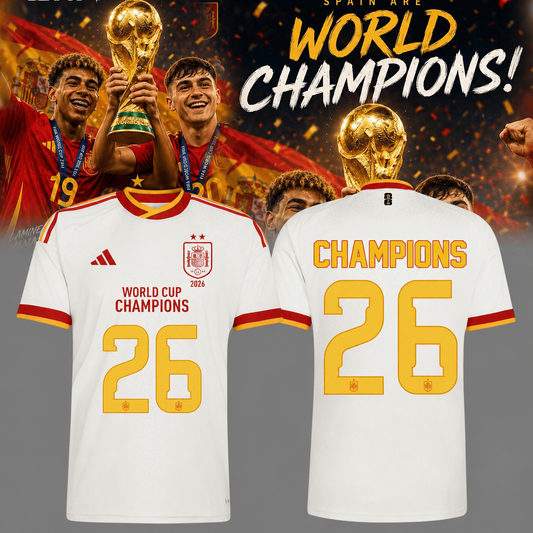 Premium Spain World Cup Champions 2026 T-shirt V44