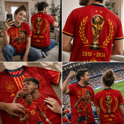 Premium Spain World Cup Champions 2026 T-shirt V51