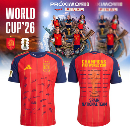 Premium Spain World Cup Champions 2026 T-shirt V57