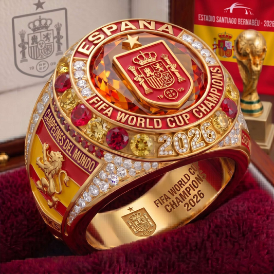 Premium Spain World Cup Champions Ring V4 2026
