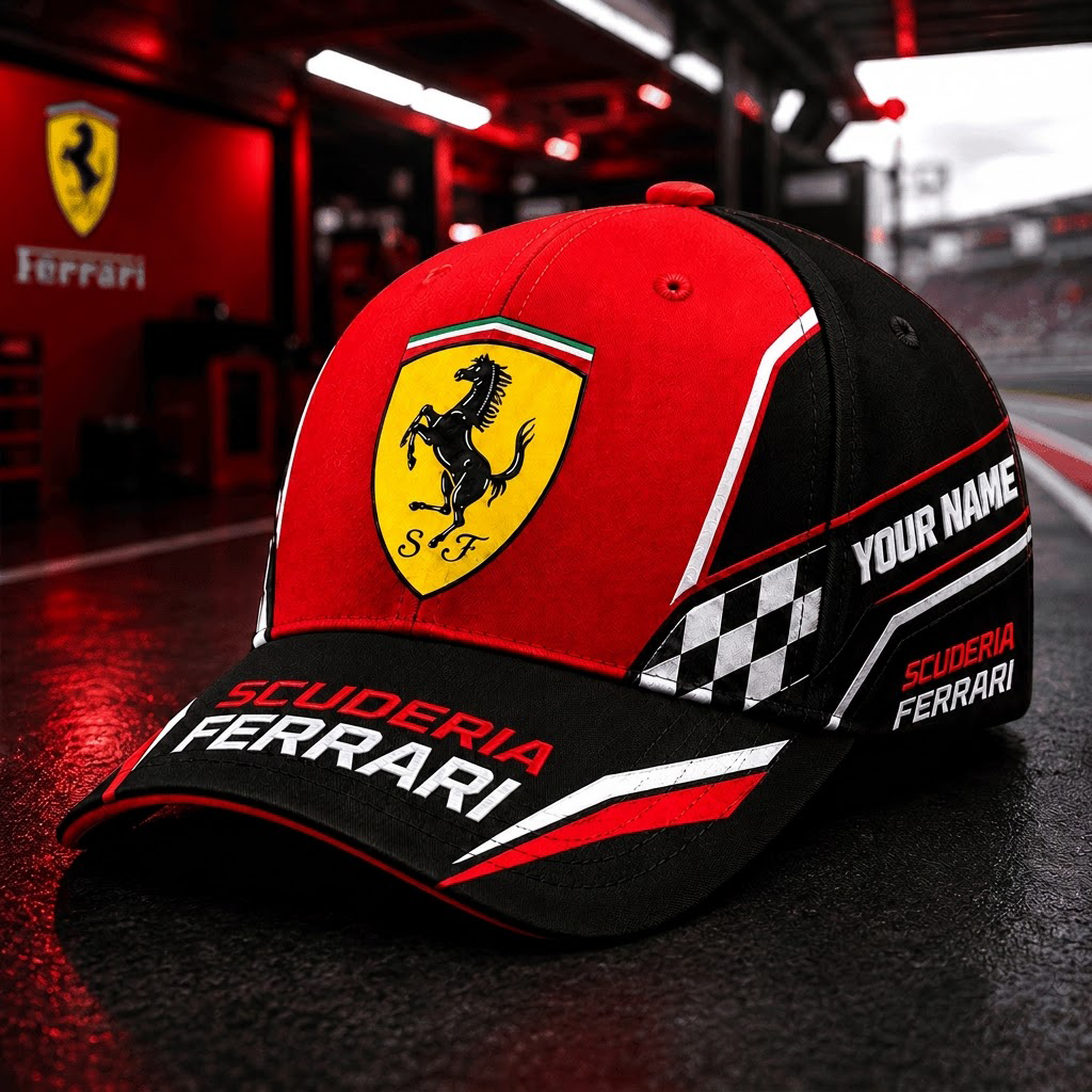 SCU x Formula 1 Premium Classic Cap Personalized Gift For Racing Fan