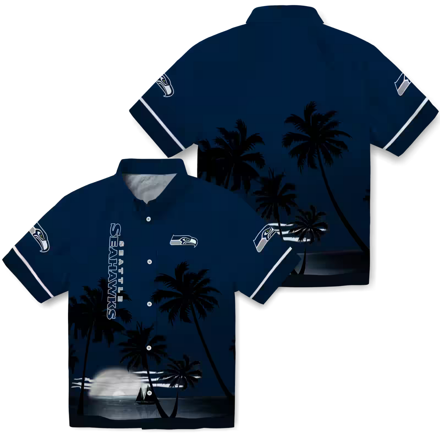 SEA x NFL Hawaiian Shirt ’??? Beach Sunset DATND TANTD 270526
