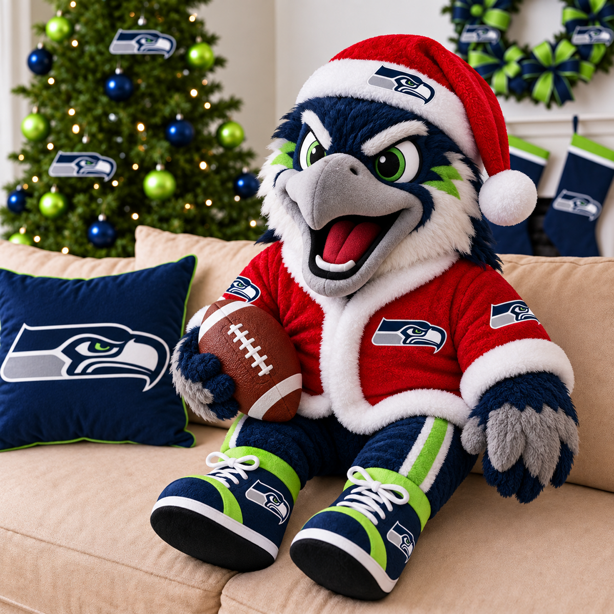 SEA x NFL Luxury Plush Pillows