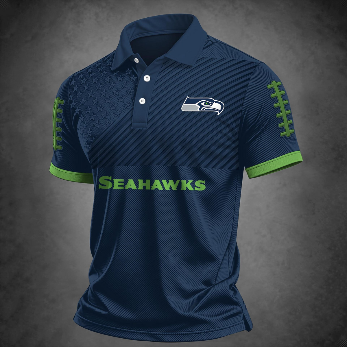 SEA x NFL Premium Polo Shirt