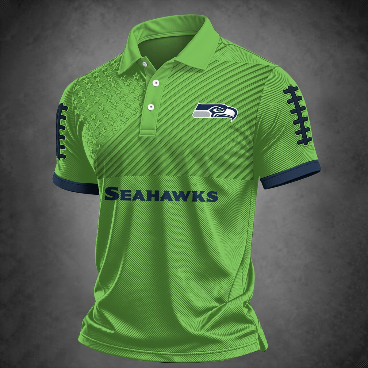 SEA x NFL Premium Polo Shirt