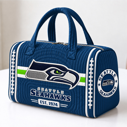PIT x NFL Quilted Luggage Travel Bag
