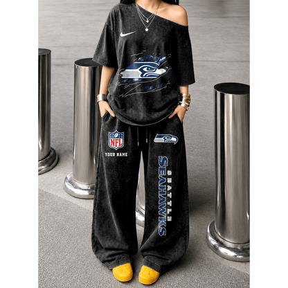 SEA x NFL Relaxed Fit Two Piece Sportswear Set