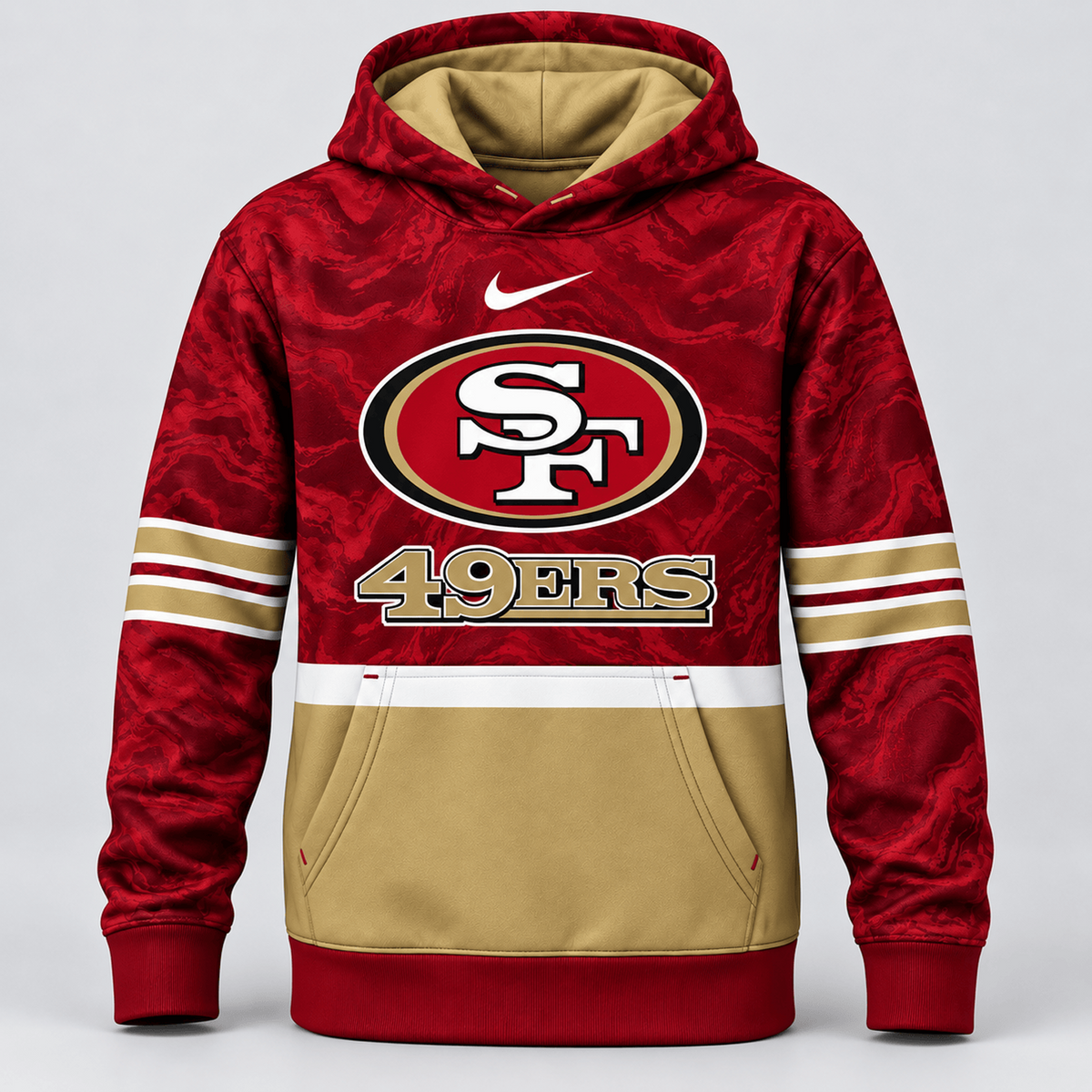 SF Premium NFL Camo Colorblock Pullover Hoodie